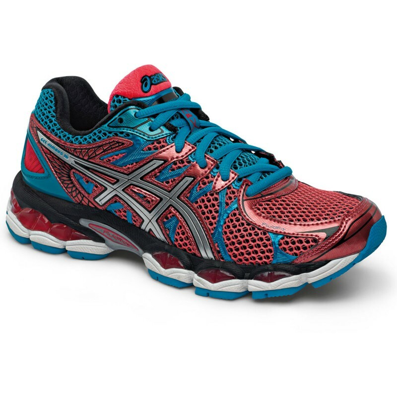 TÊNIS ASICS GEL NIMBUS 16 AZUL E ROSA TÊNIS ASICS GEL NIMBUS 16 AZUL E ROSA